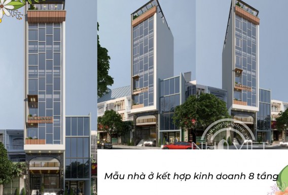 Nhà phố kết hợp kinh doanh 8 tầng tại Ngụy Như Kon Tum Hà Nội